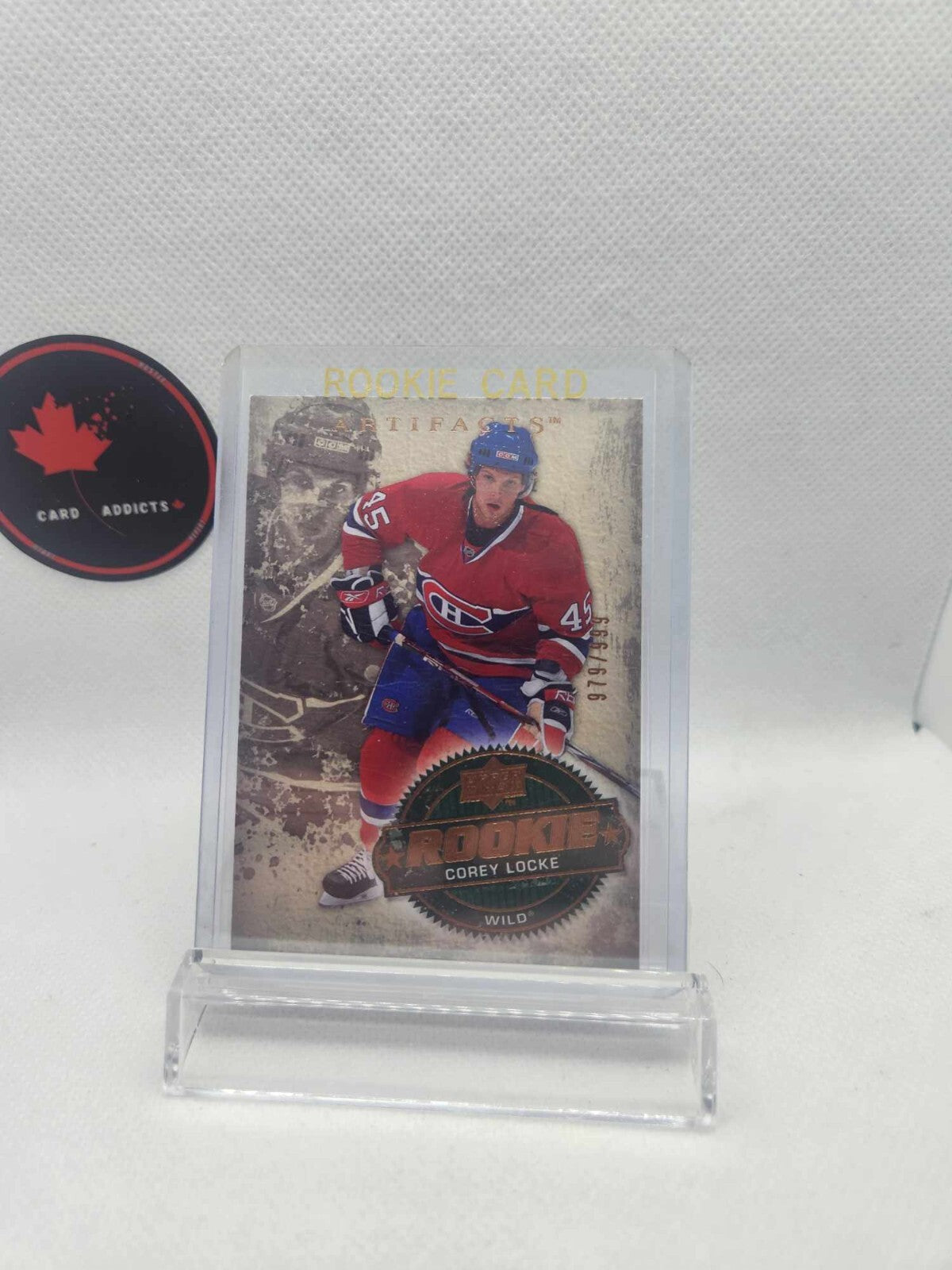 2008-09 Upper Deck Artifacts Corey Locke RC #228