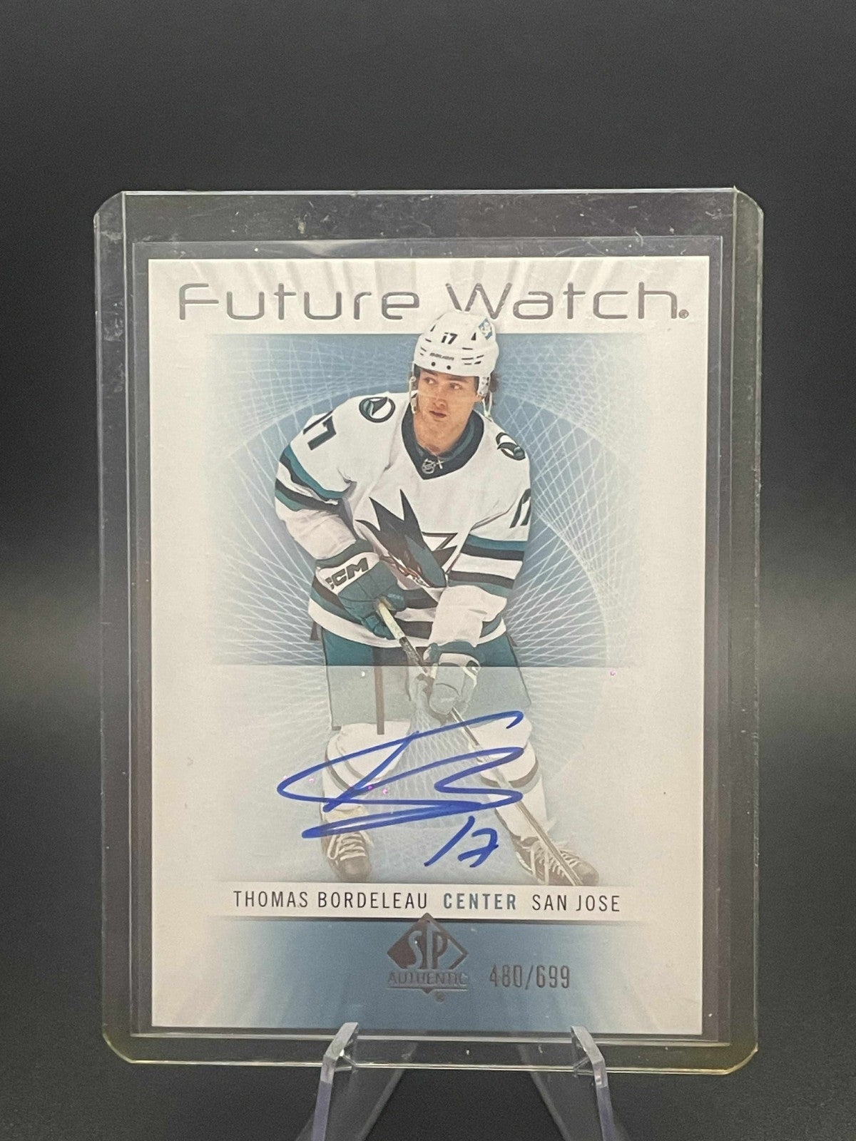 2022-23 SP Authentic Retro Future Watch Auto Thomas Bordeleau /699 #RFWA-BO