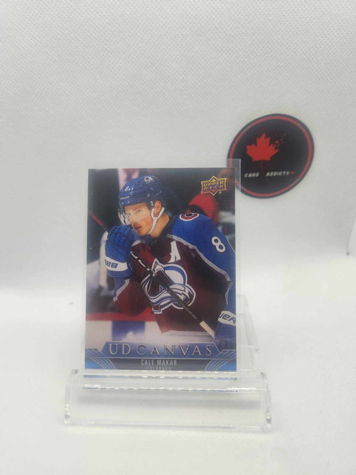 2023-24 Upper Deck Series1 UD Canvas Cale Makar #C17 Colorado Avalanche