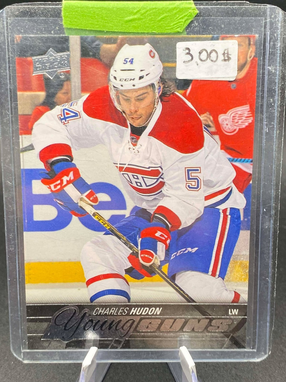 2015-16 Charles Hudon Young Guns Rookie Upper Deck Card #452 Canadiens