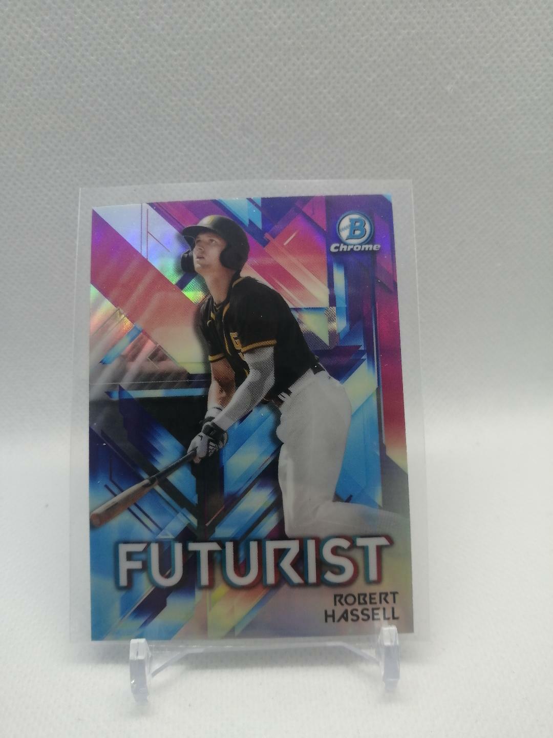 2021 Bowman Futurist Robert Hassell Chrome Padres