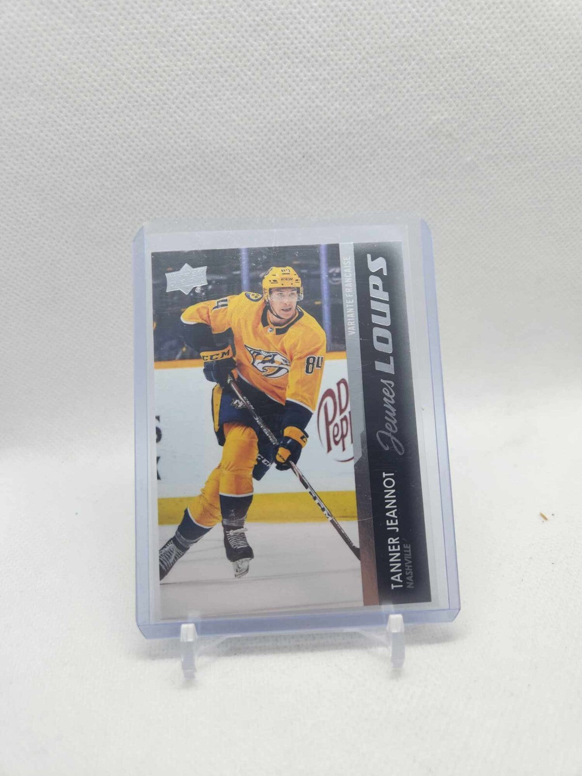 21-22 Upper Deck Tanner Jeannot Jeunes Loups French Young Guns Nashville Preds