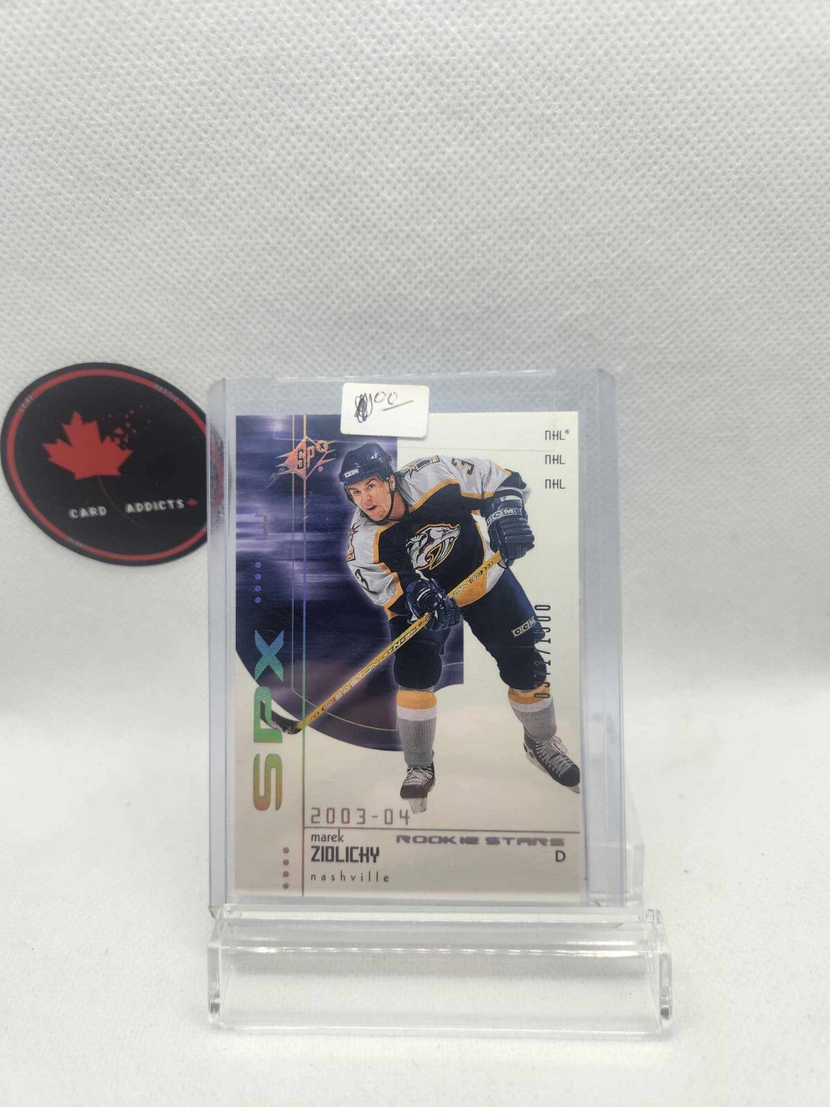 2002-03 SPx Rookie Redemption #R204 Marek Zidlicky RC /1500