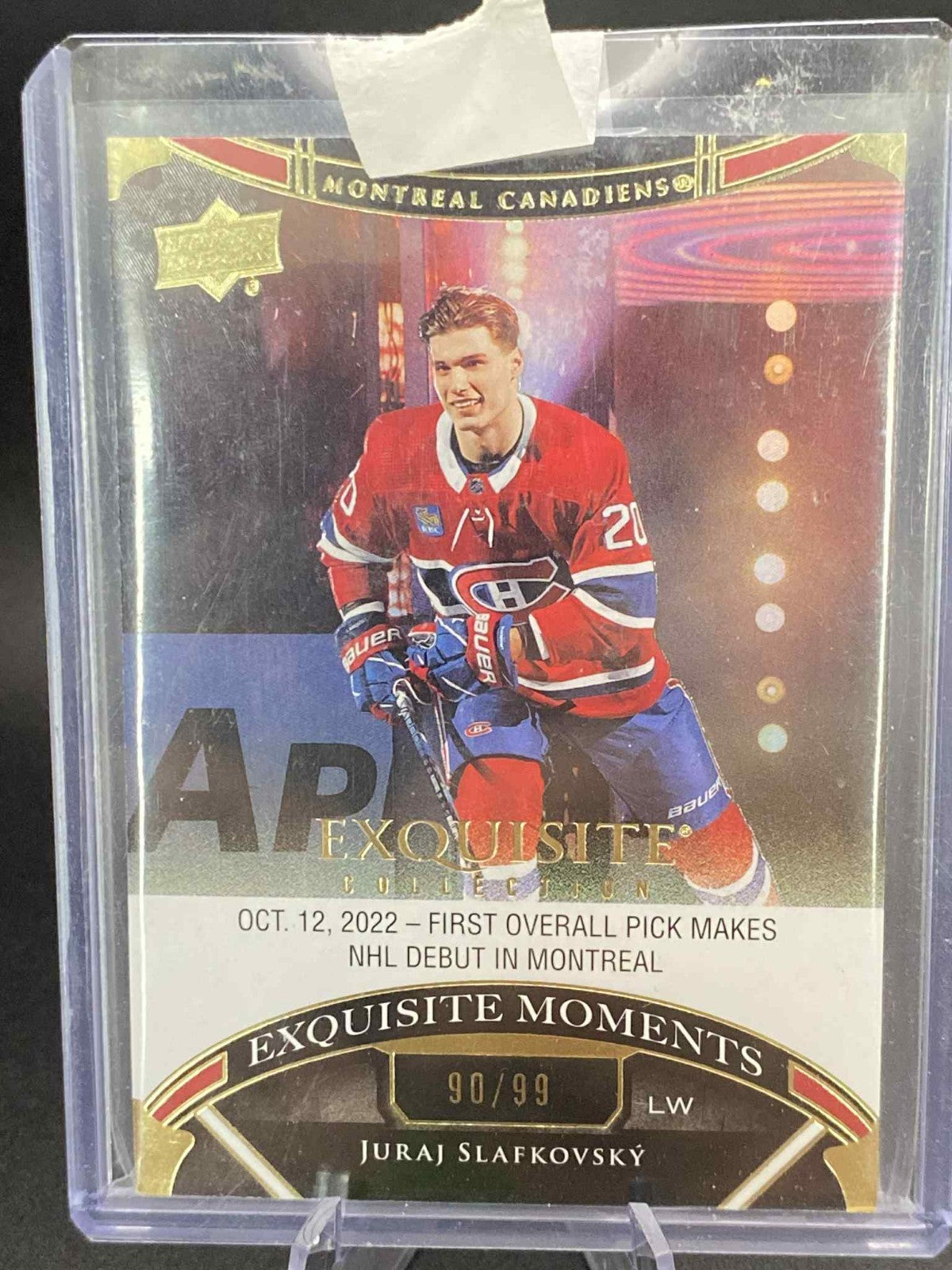 Juraj Slafkovsky /99 Moments 2022-23 UD Exquisite Montreal Canadiens