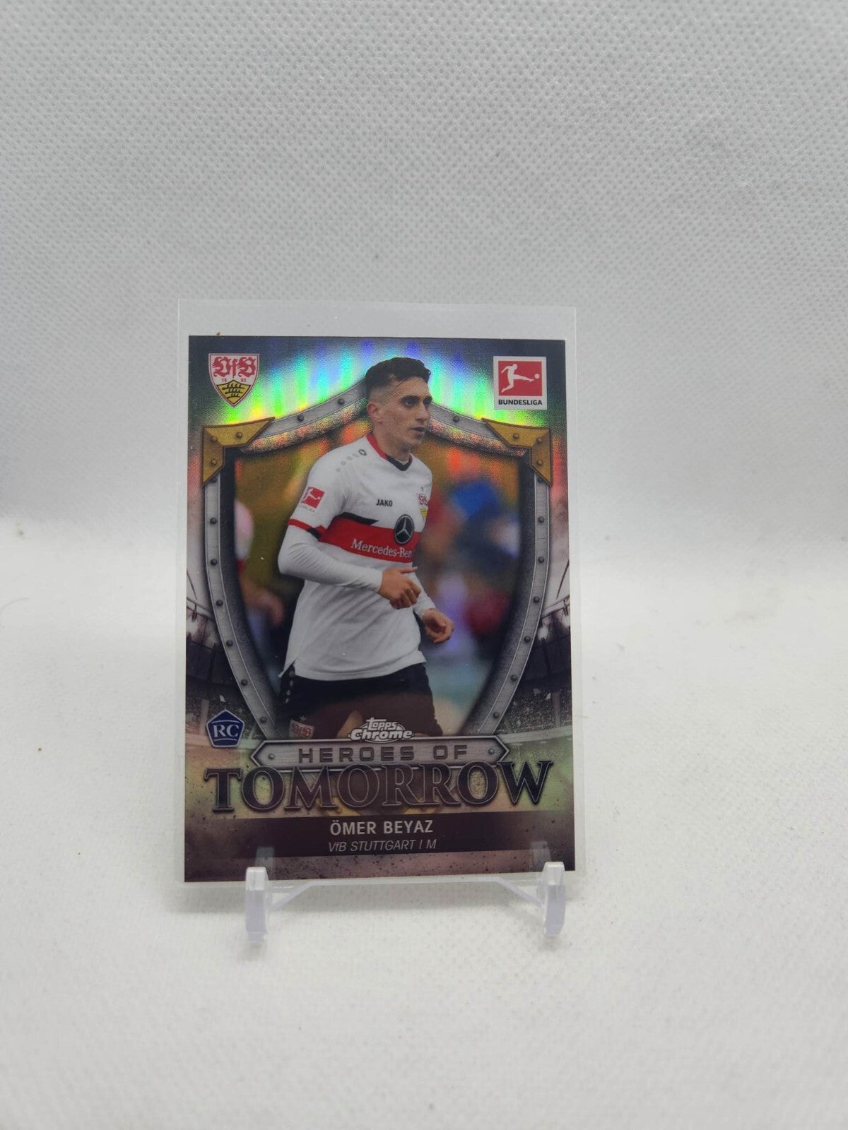 2021-22 Topps Chrome Bundesliga Ömer Beyaz RC Heroes Of Tomorrow #HT-OB