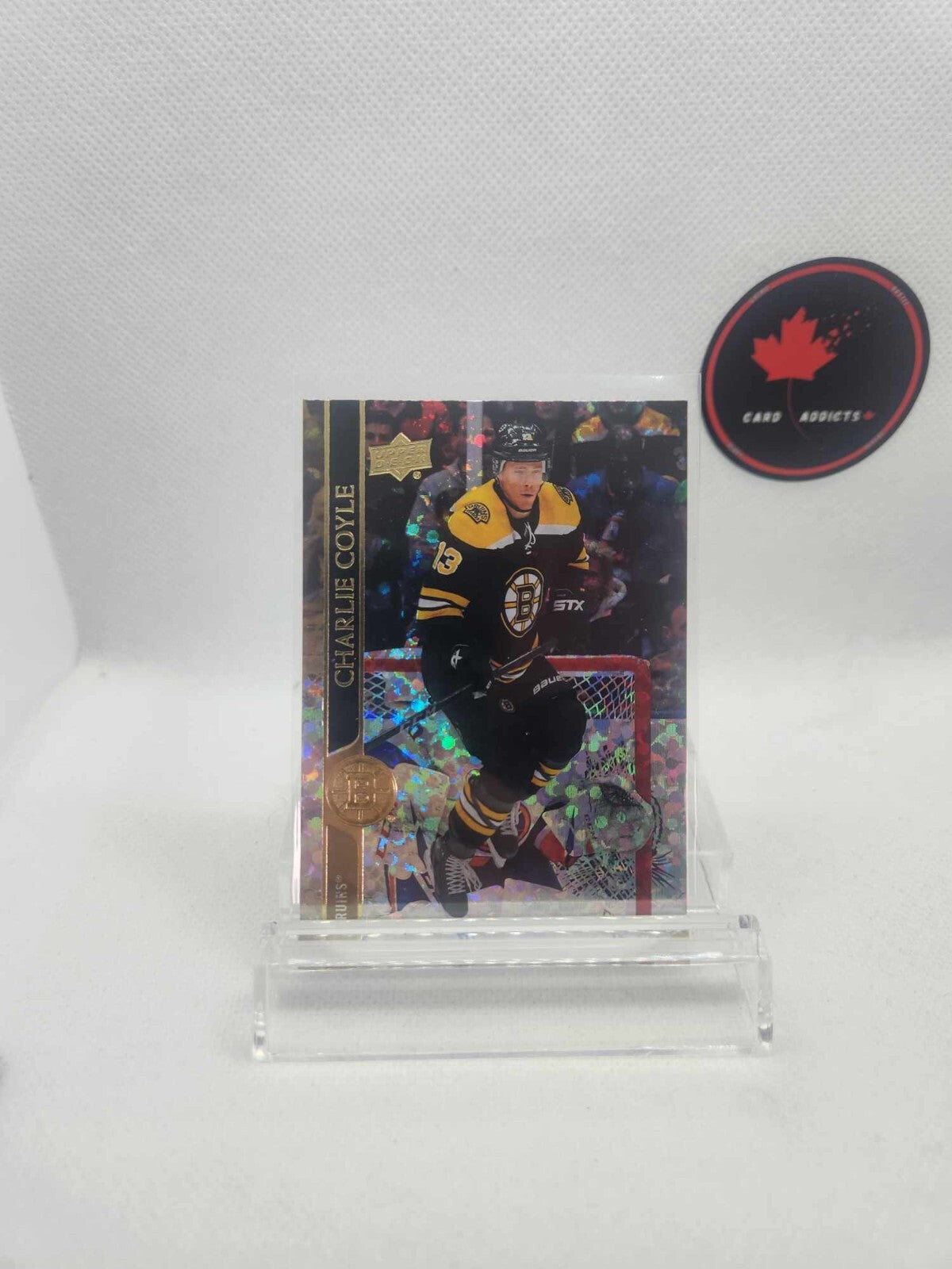 2020-21 Upper Deck Speckled Rainbow Charlie Coyle #15