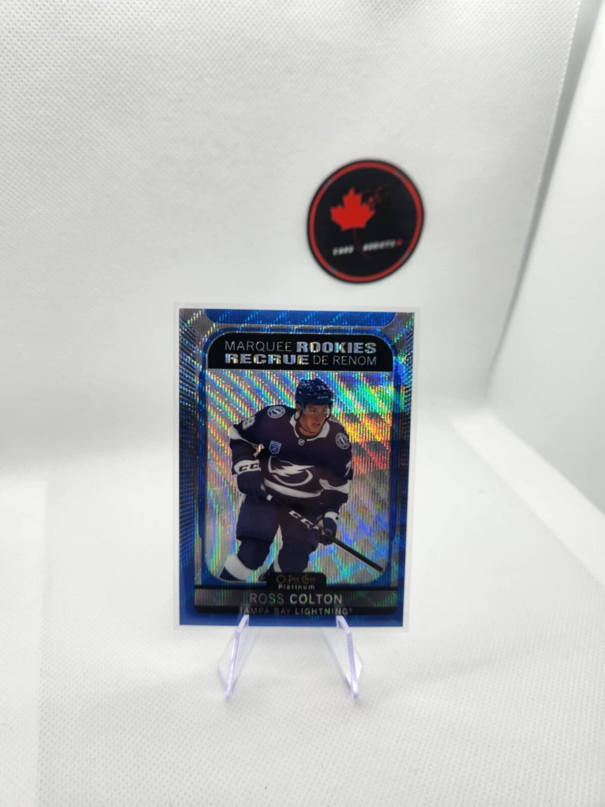 2021-2022 Upper Deck OPC Platinum Ross Colton Marquee Rookie Blue Surge #214