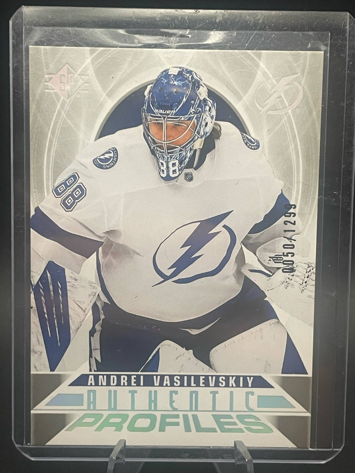 Andrei Vasilevskiy 2020 2021 Sp Authentic. Authentic Profiles Numbered /1299
