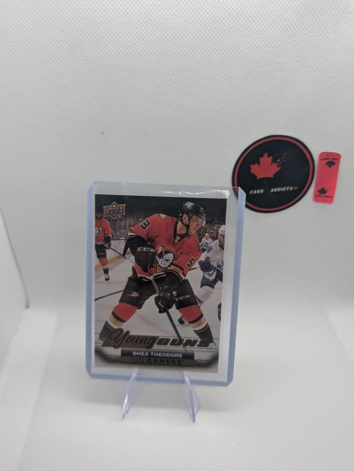 2015-16 Upper Deck UD Canvas Young Guns Shea Theodore Rookie #C227 Anaheim Ducks