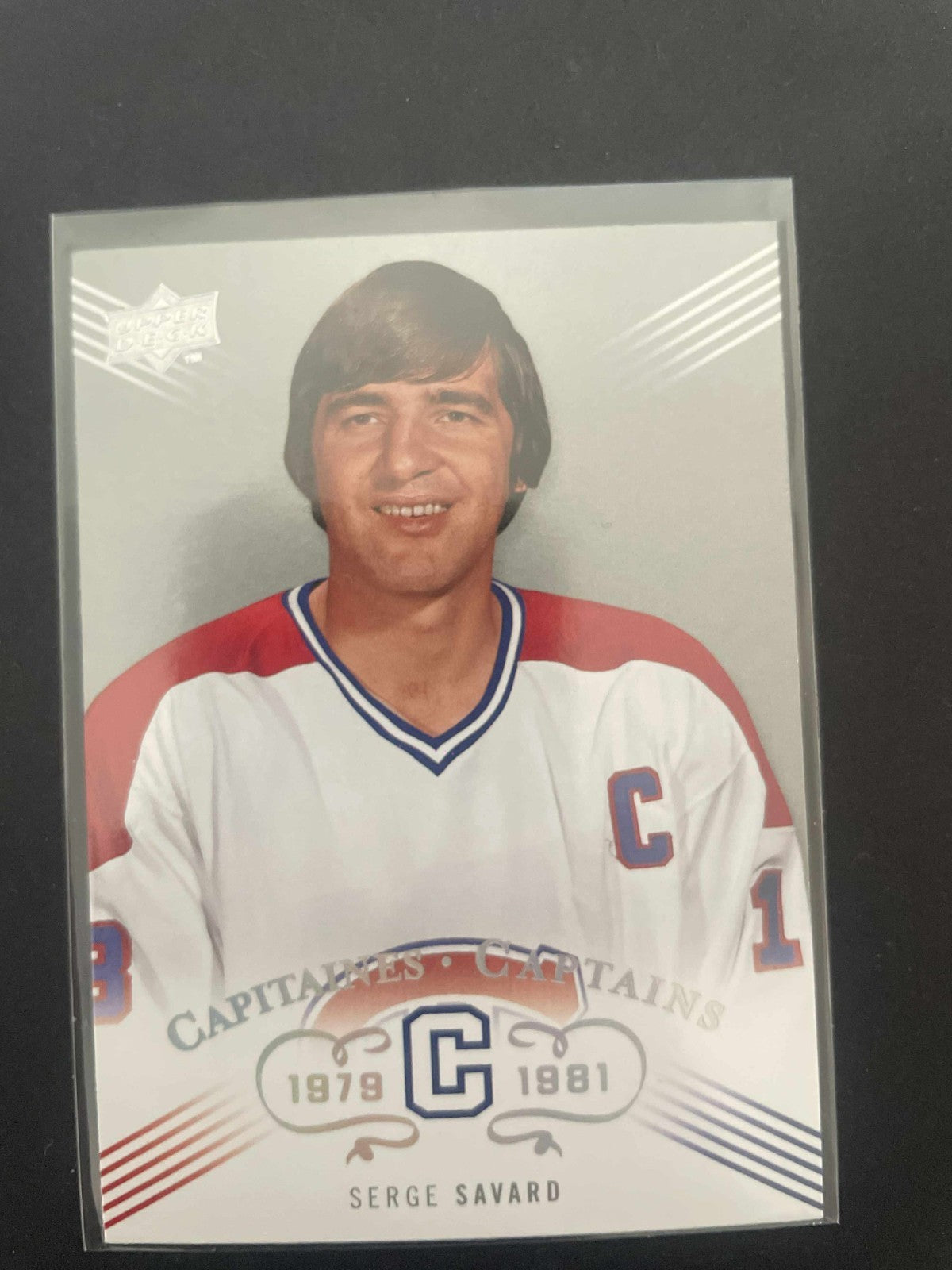 2008-09 UD Collection du Centenaire SERGE SAVARD #219 Captains REF I