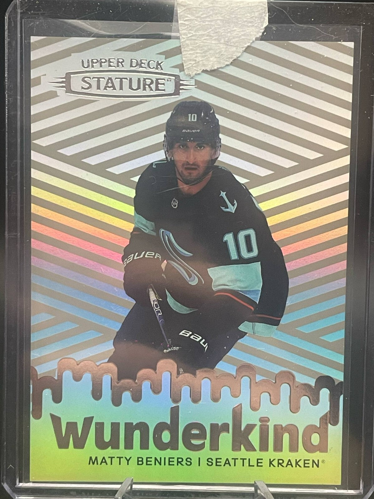 2022-23 Upper Deck Stature Wunderkind Matty Beniers #W-24 Rookie