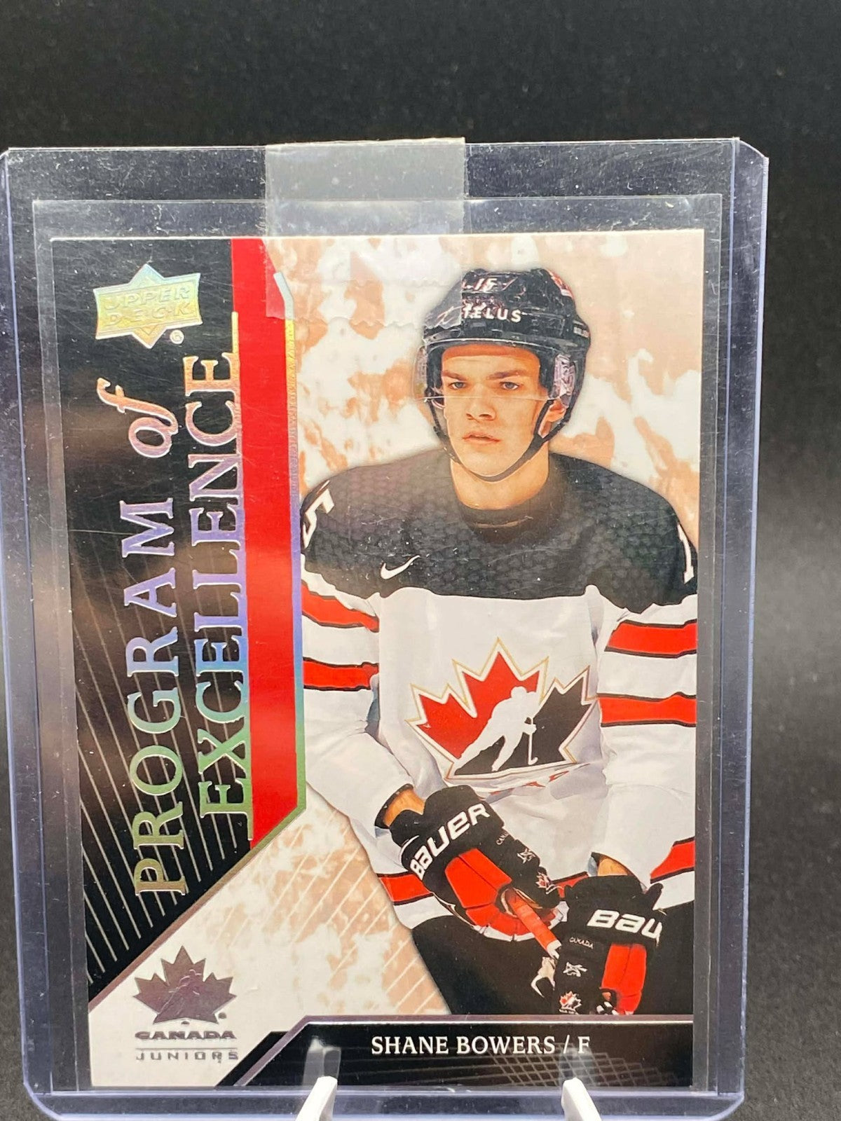 2019-20 UD Team Canada Juniors SHANE BOWERS Program of Excellence #113