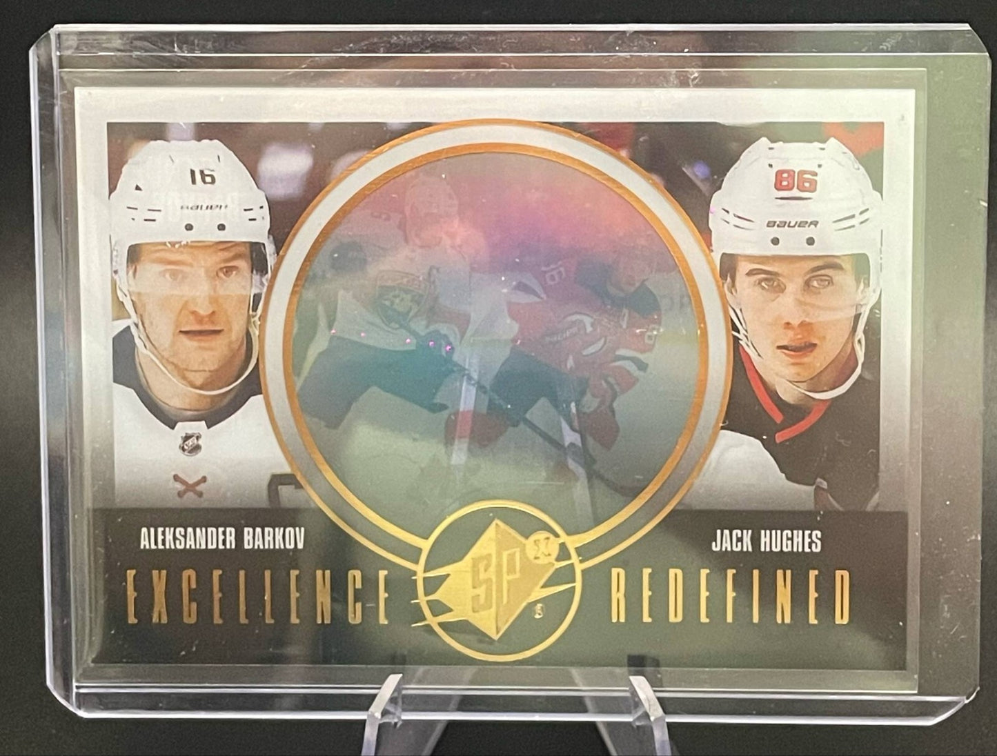2024-25 SPX Excellence Redefined Barkov/Hughes #ex-5 Insert