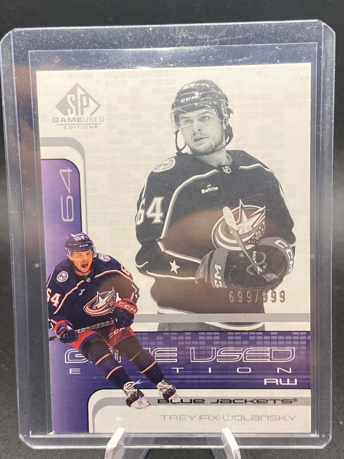 Trey Fix-Wolansky 2022-23 SP Game Used '01-02 Retro Rookie /999 #R-8