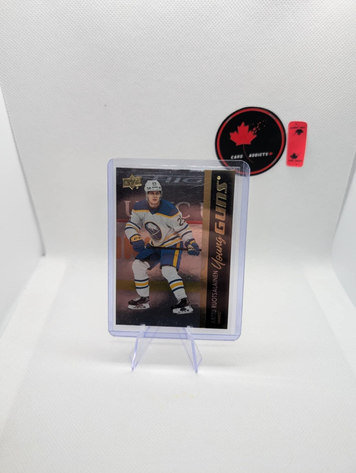 2021-22 Upper Deck Series 1 Young Guns Silver Foil Arttu Ruotsalainen #221