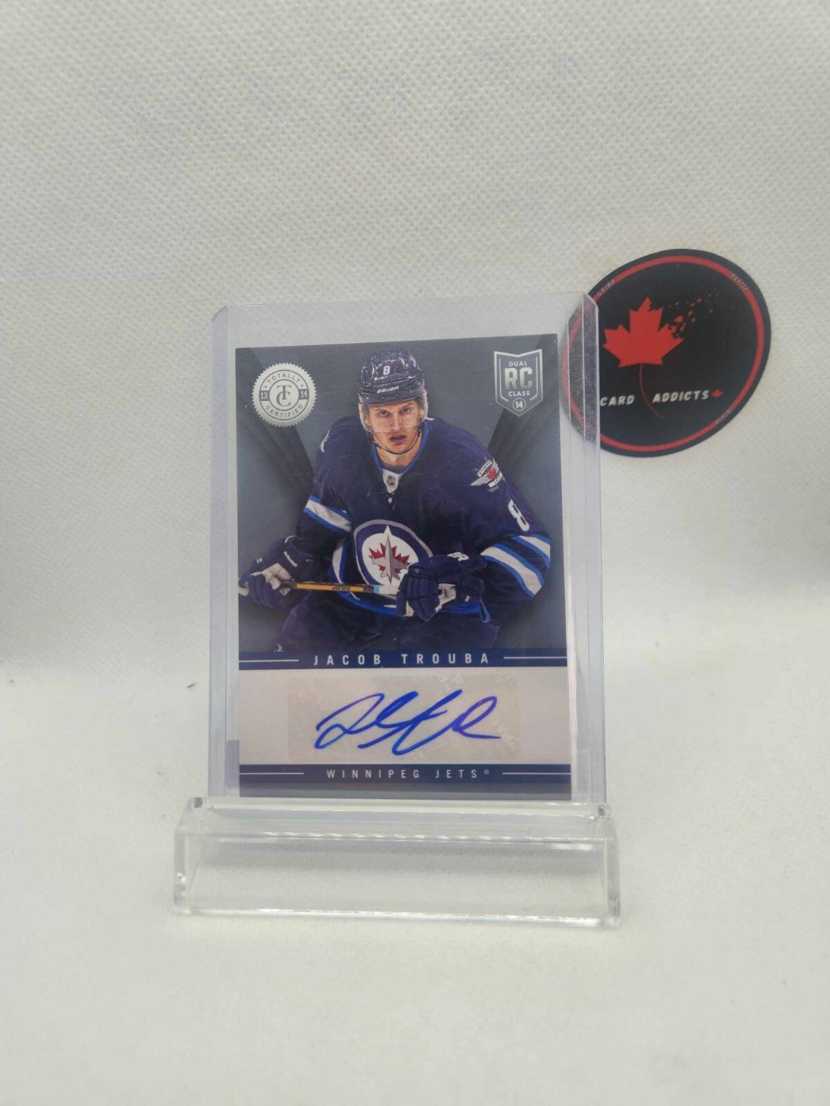 2013-14 PANINI TOTALLY CERTIFIED JACOB TROUBA TR-JTR AUTOGRAPH AUTO