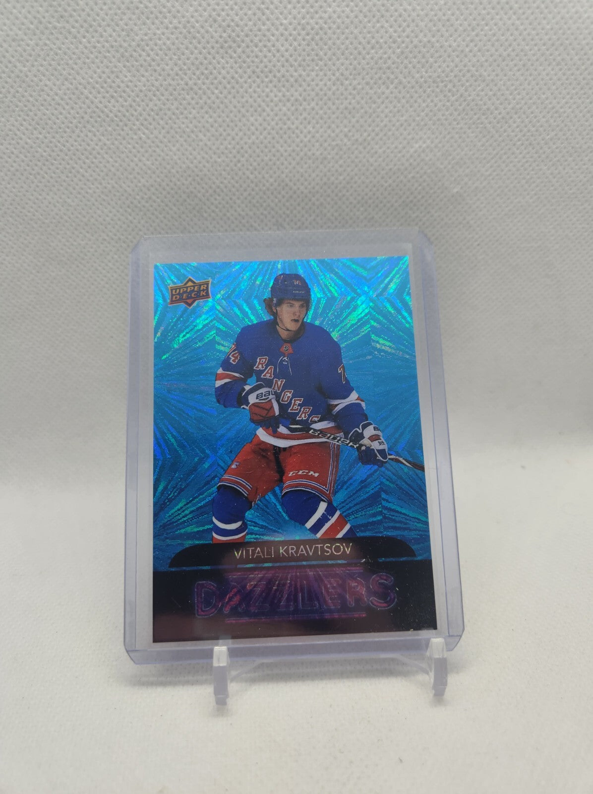 2020-21 Upper Deck Dazzlers Blue #DZ82 Vitali Kravtsov