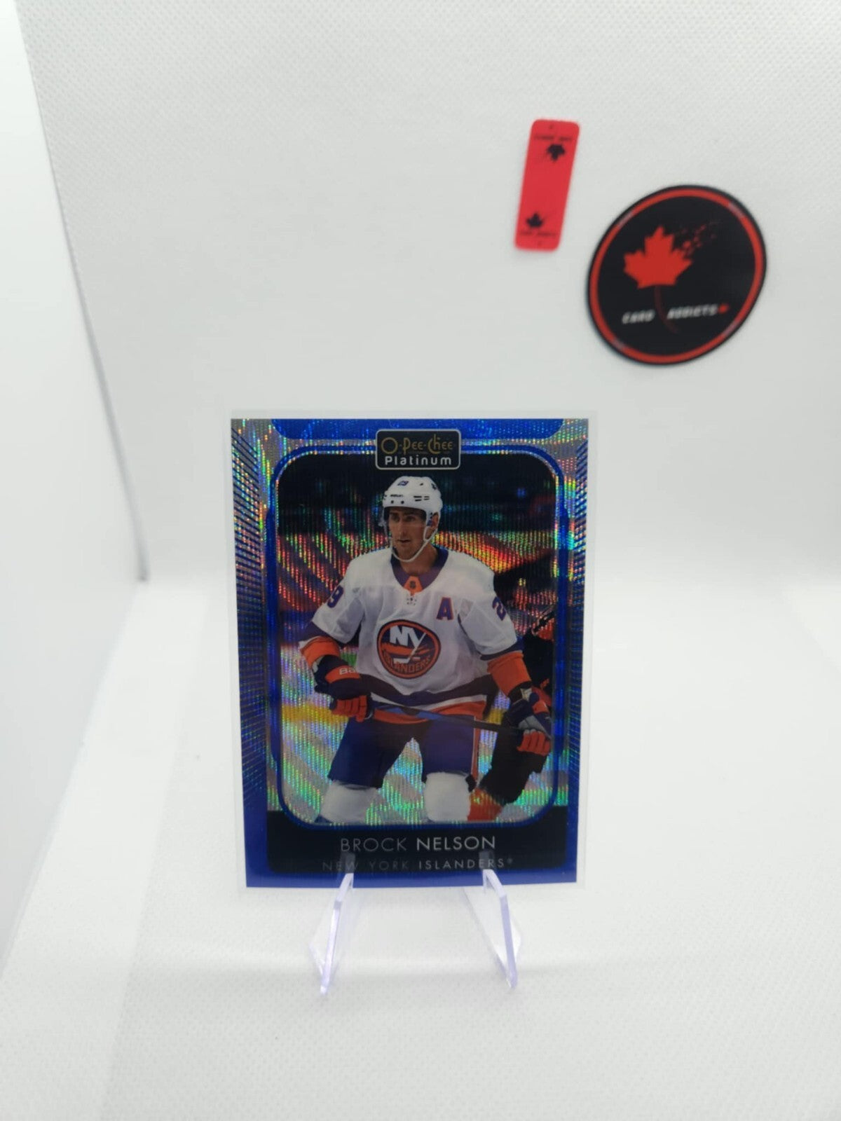 2021-22 Brock Nelson Blue Surge O-Pee-Chee Platinum Hockey Upper Deck