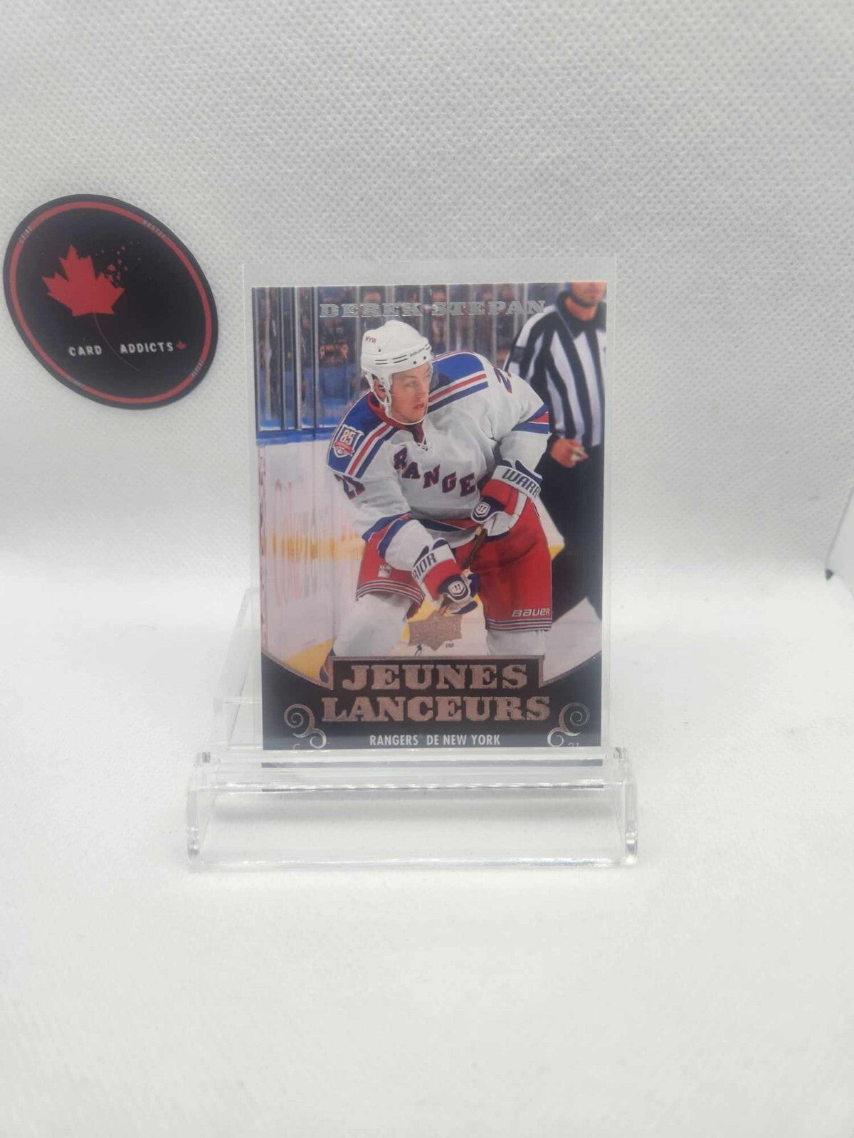 2010-11 Upper Deck Young Guns Jeunes Lanceurs Rookie DEREK STEPAN #238 French