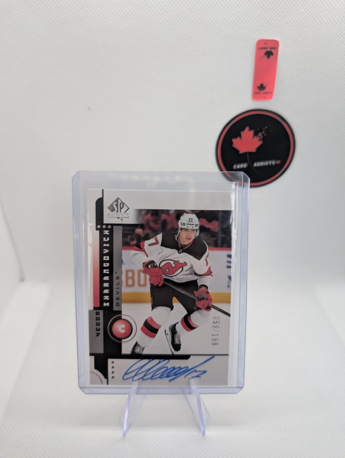 2021-22 SP Authentic Retro Autographs Yegor Sharangovich auto /199