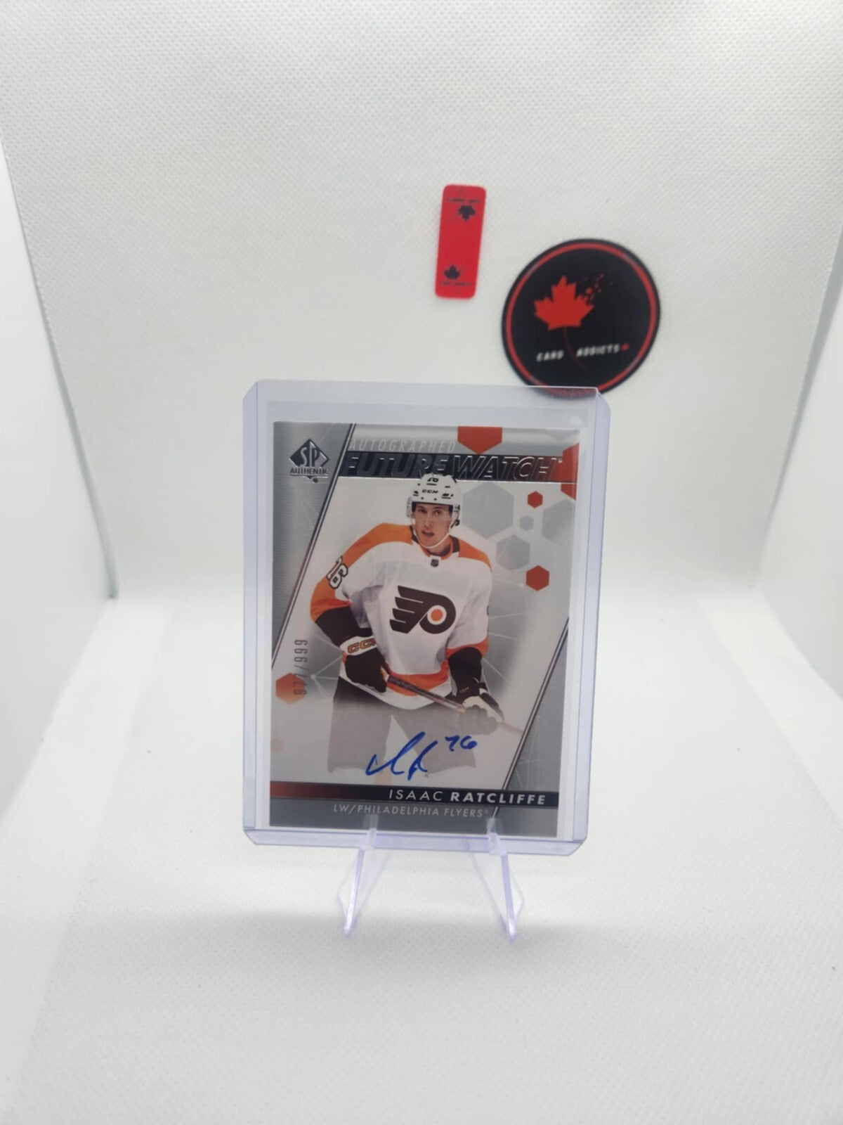 Isaac Ratcliffe Future Watch Car /999 2022-23 Upper Deck SP Authentic Hockey