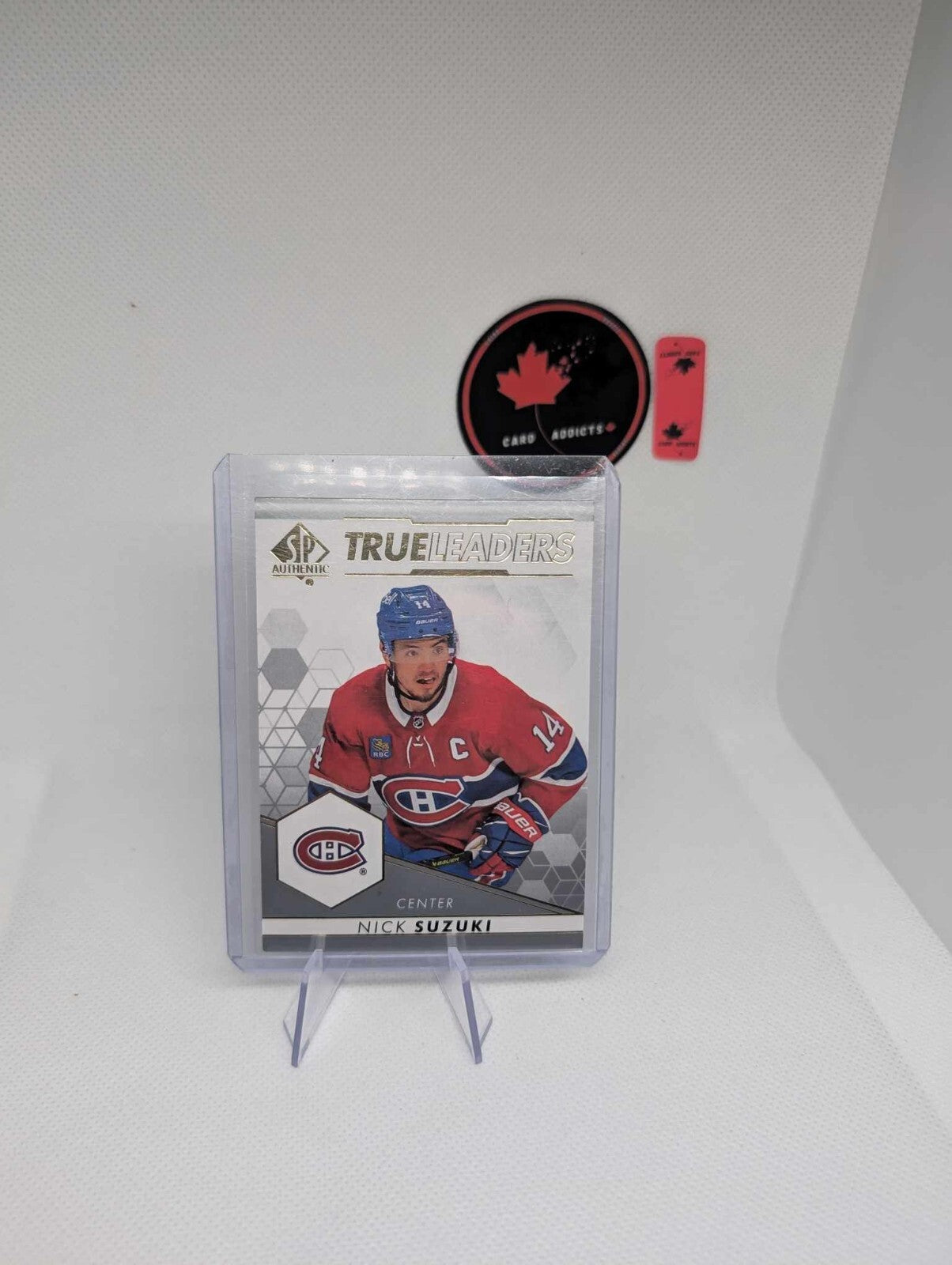 2022 SP Authentic Nick Suzuki True Leaders #TL-13 Montreal Canadiens