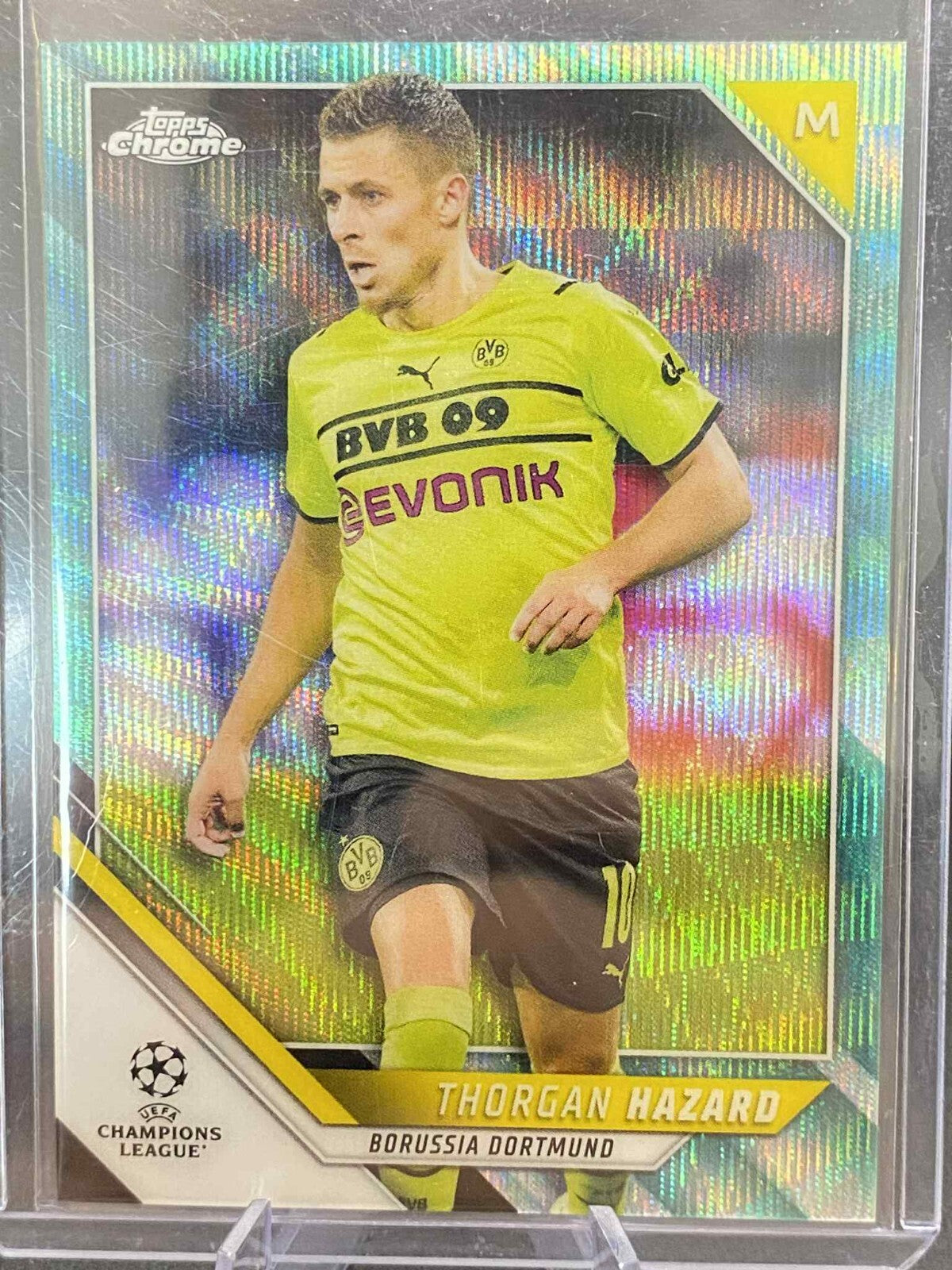 2022 THORGAN HAZARD /199 TOPPS CHROME UEFA CHAMPIONS LEAGUE