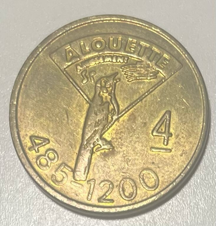 ALOUETTE 485-1200 TOKEN! REF I