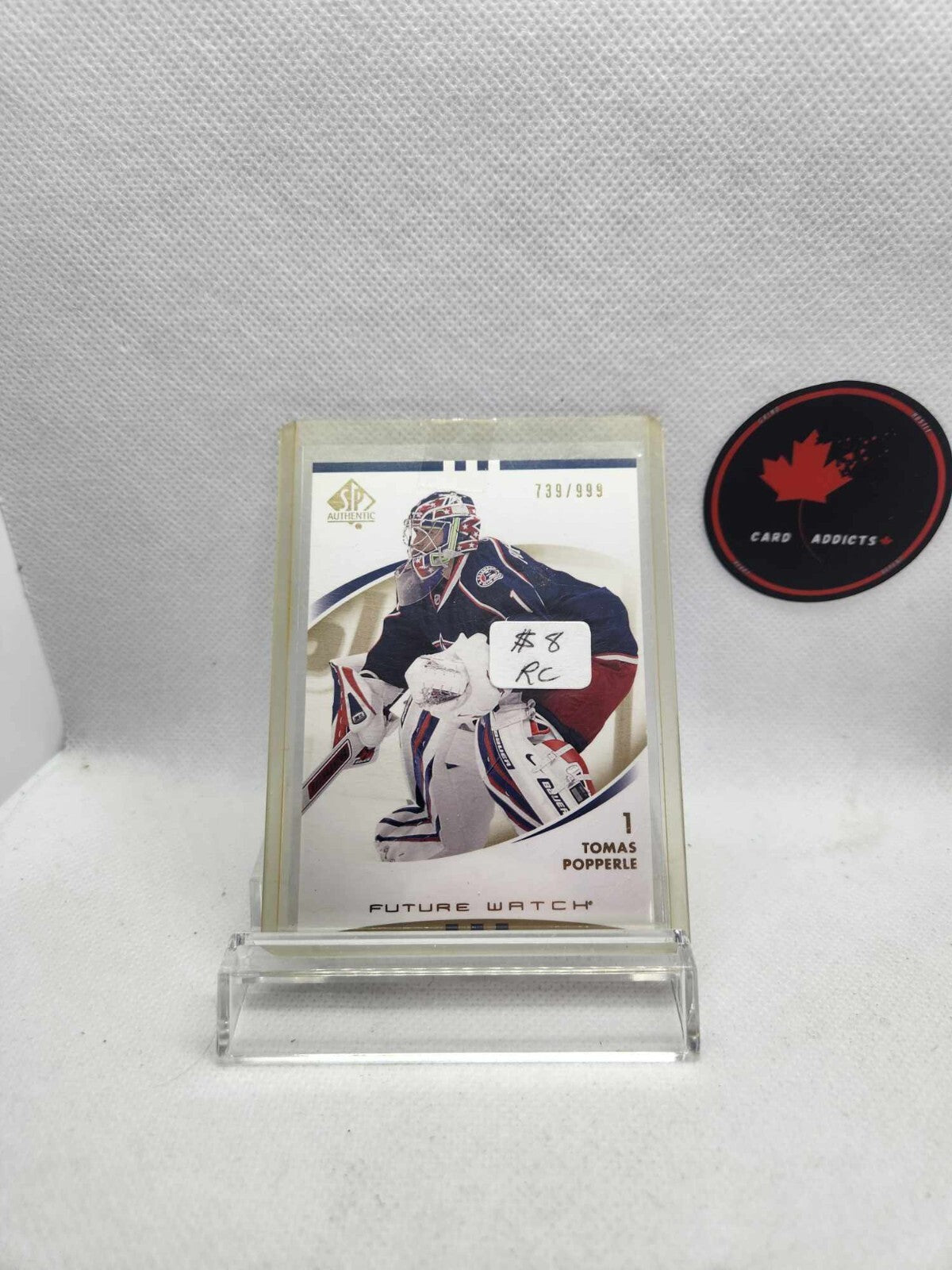 2007-08 SP Authentic Future Watch /999 Tomas Popperle #171 Rookie RC