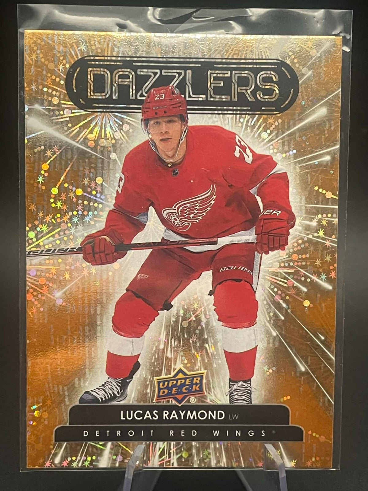 2022-23 Upper Deck Dazzlers Orange Lucas Raymond #DZ-12