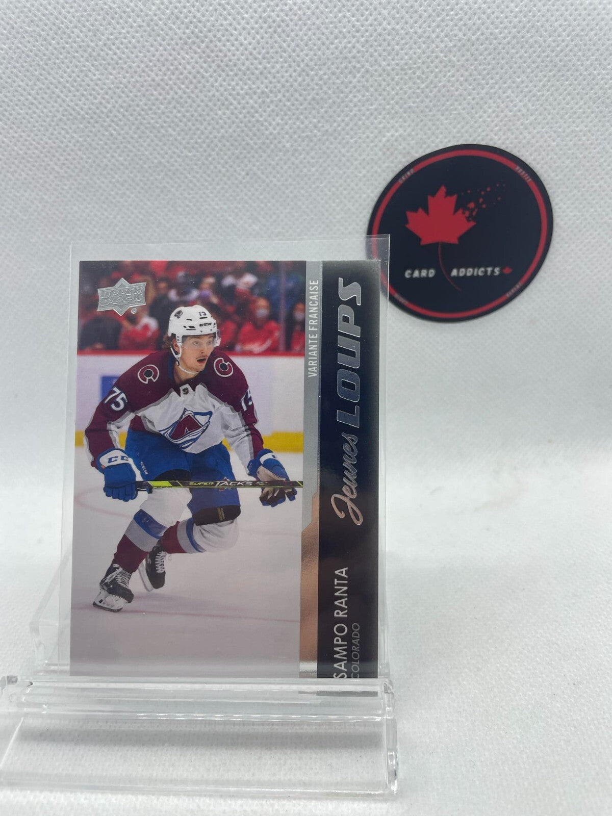 2021-22 UPPER DECK JEUNES LOUPS SAMPO RANTA ROOKIE COLORADO AVALANCHE #457