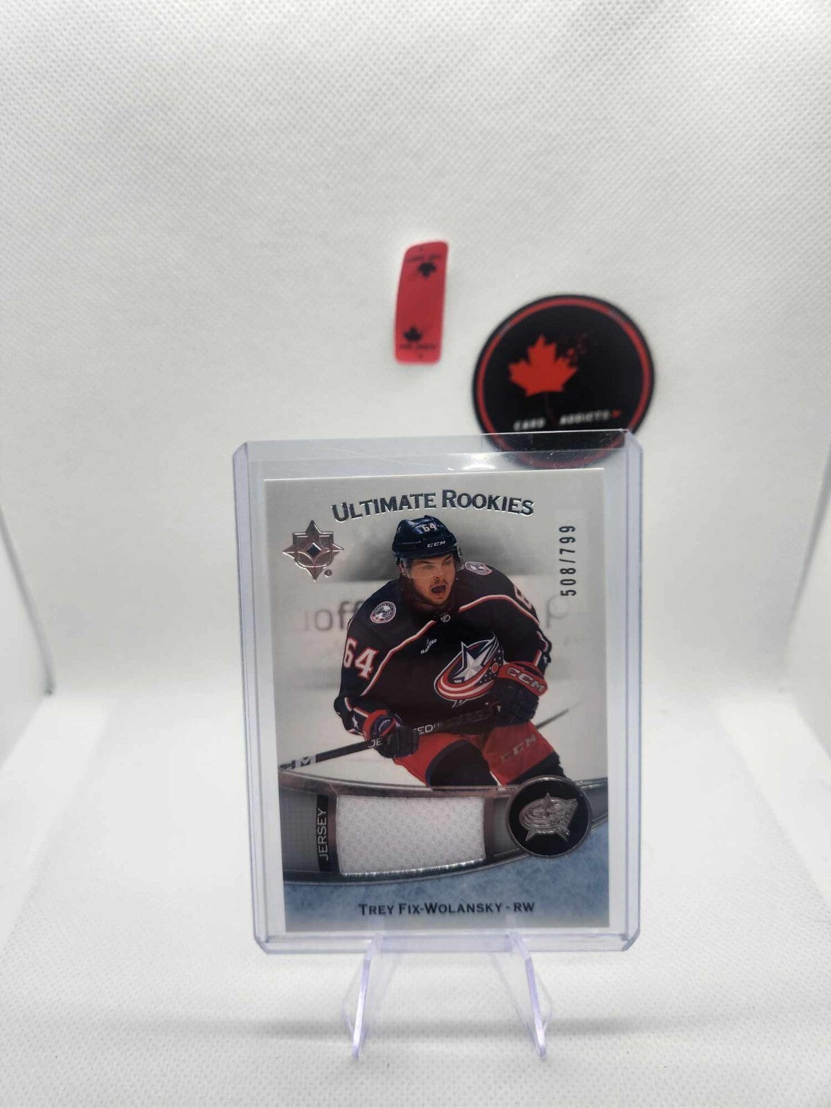 Trey Fix-Wolansky 2022-23 Upper Deck Ultimate Collection Rookies - Patch /799