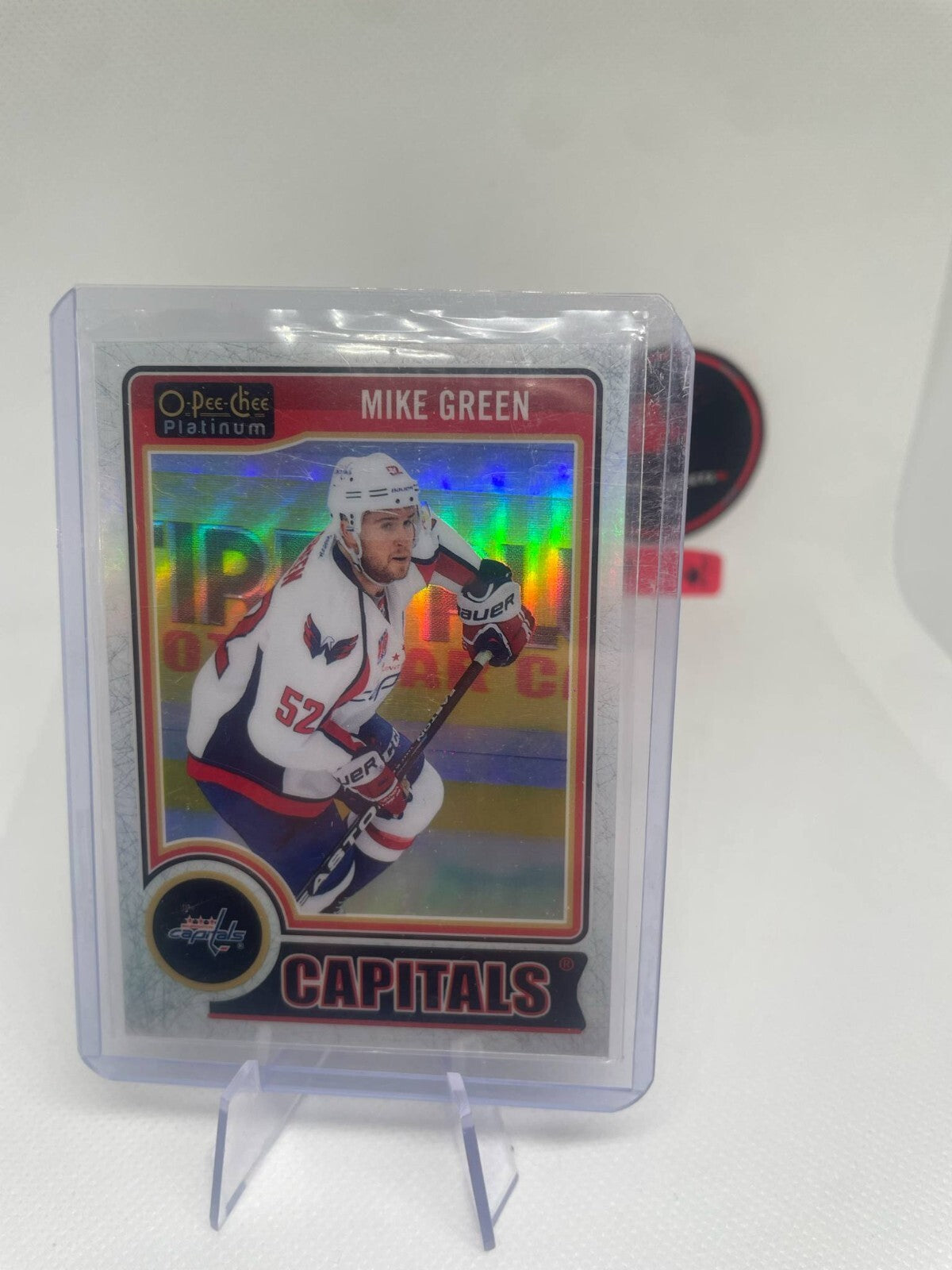 2014-15 O PEE CHEE PLATINUM WHITE ICE MIKE GREEN #143 /199