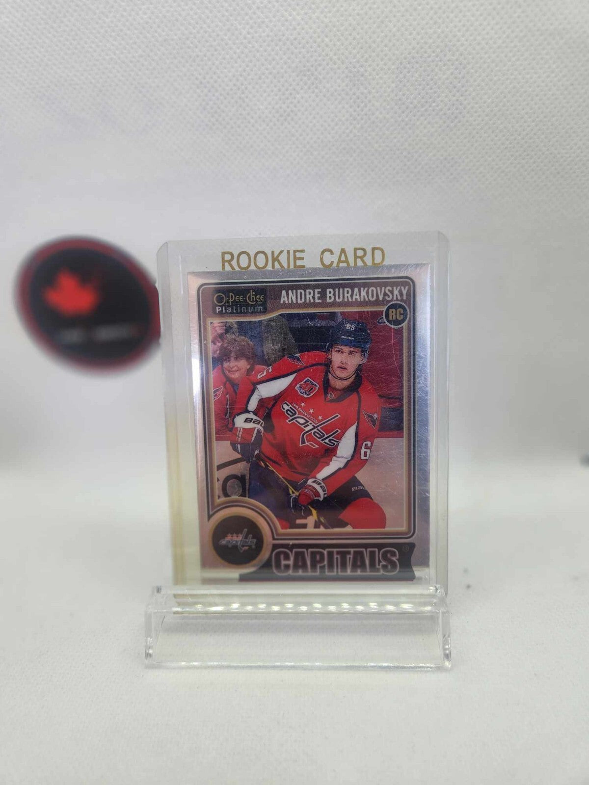 Andre Burakovsky 14-15 O-Pee-Chee OPC Platinum Rookie RC 163 Washington Capitals