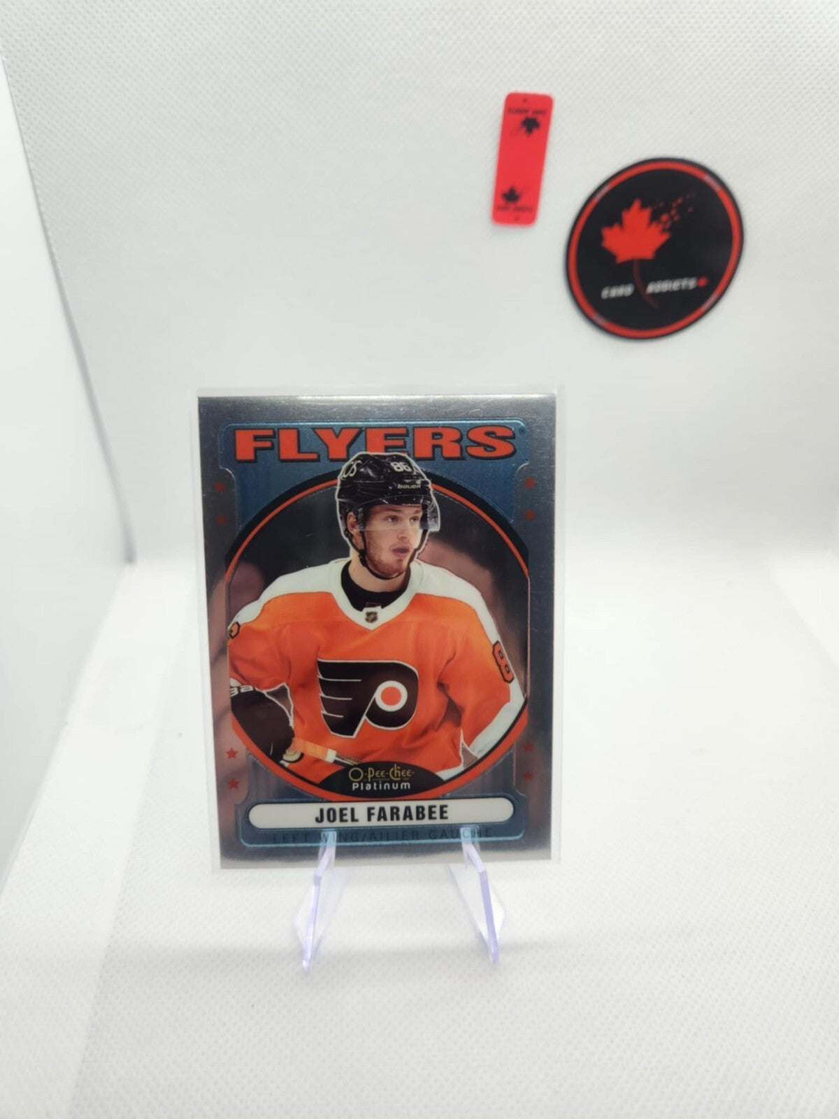 2021-22 OPC Platinum Retro Rainbow Joel Farabee Philadelphia Flyers R-36