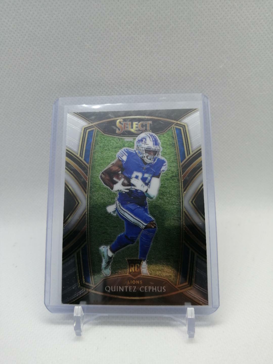 2020 Select Quintez Cephus Detroit Lions Club Level RC #300