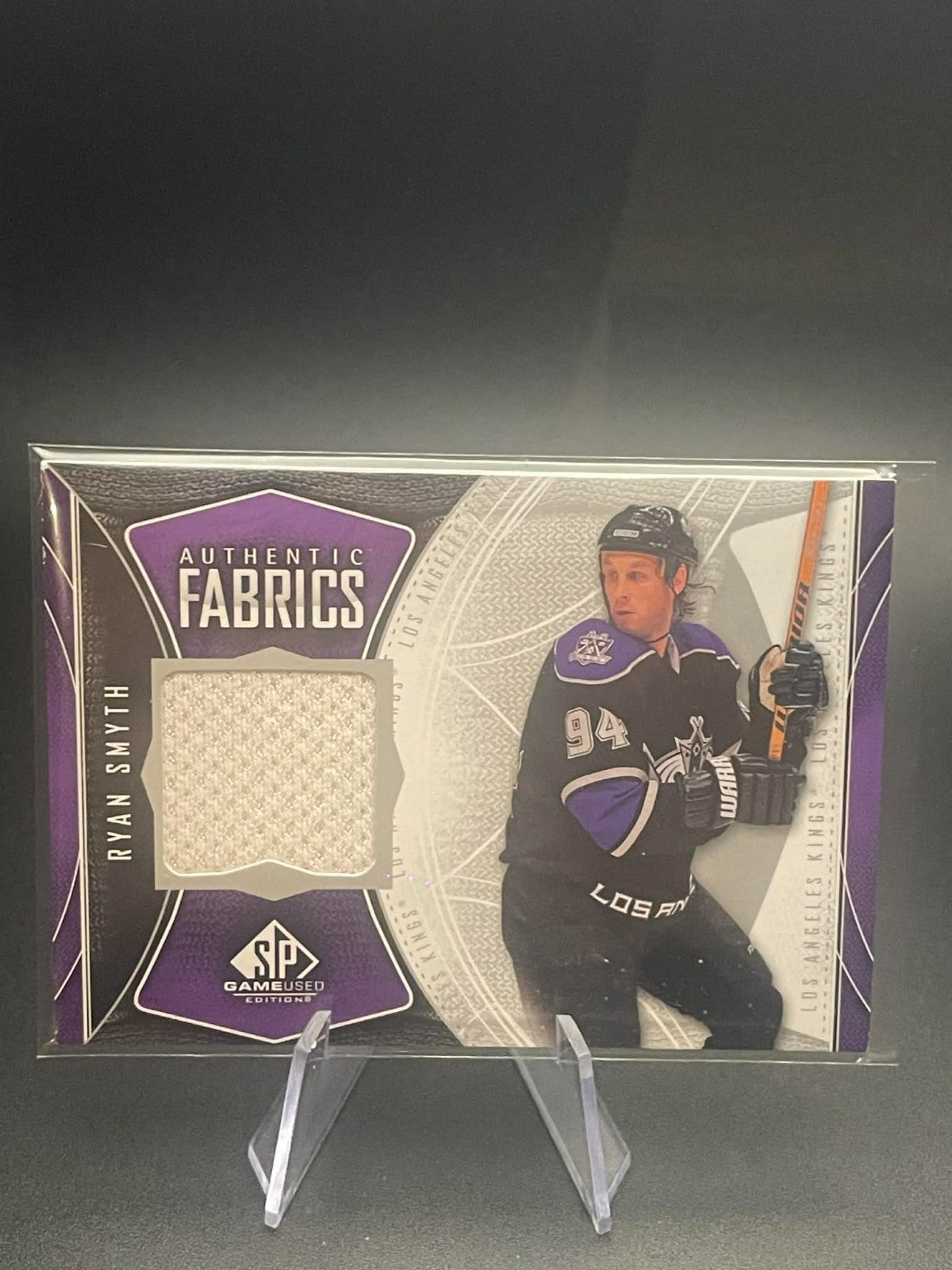 Ryan Smith 2009-10 Upper Deck SP Game Used Jersey Authentic Fabrics REF I