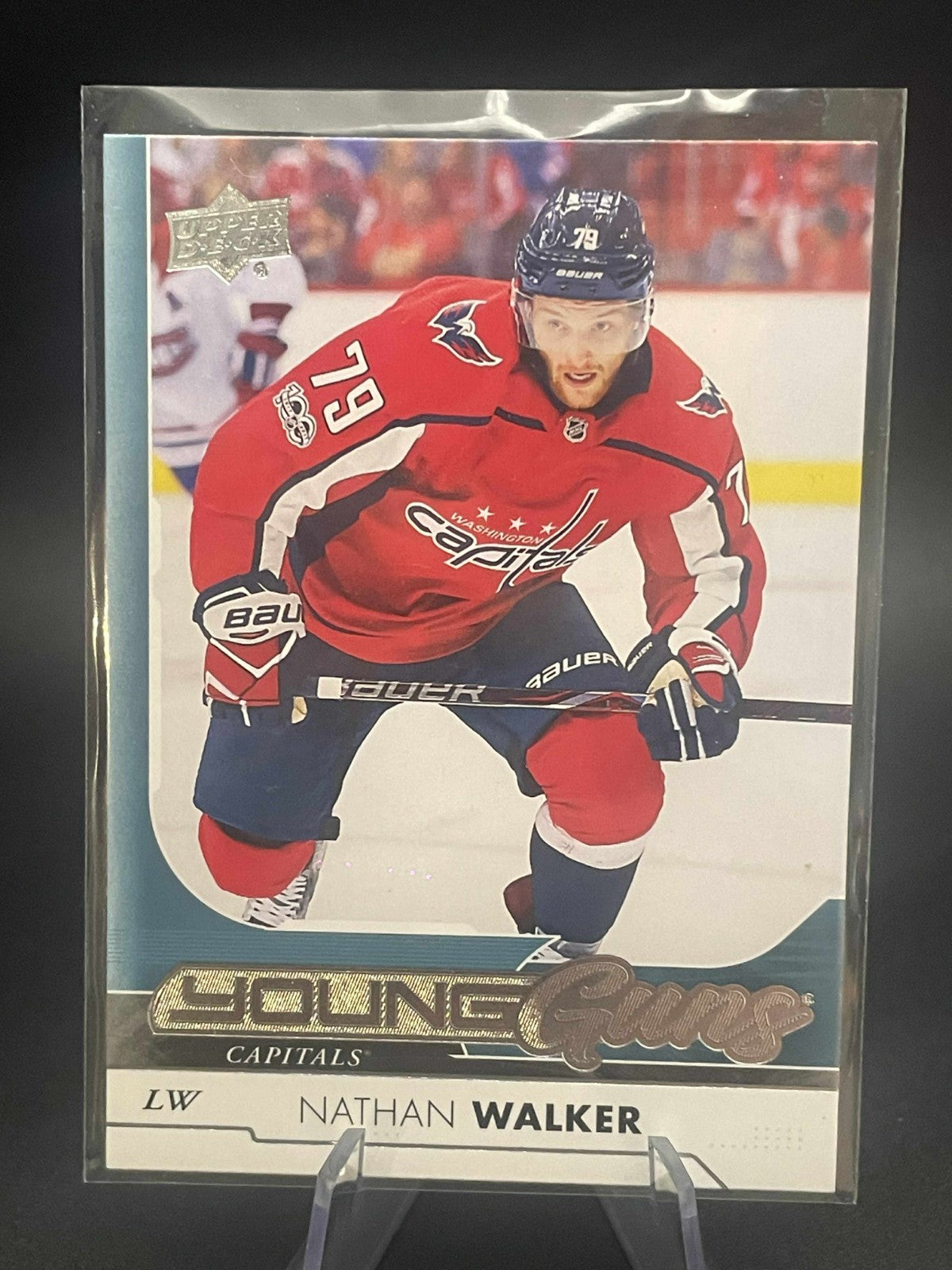2017-18 Upper Deck Young Guns Nathan Walker Rookie Washington Capitals #223