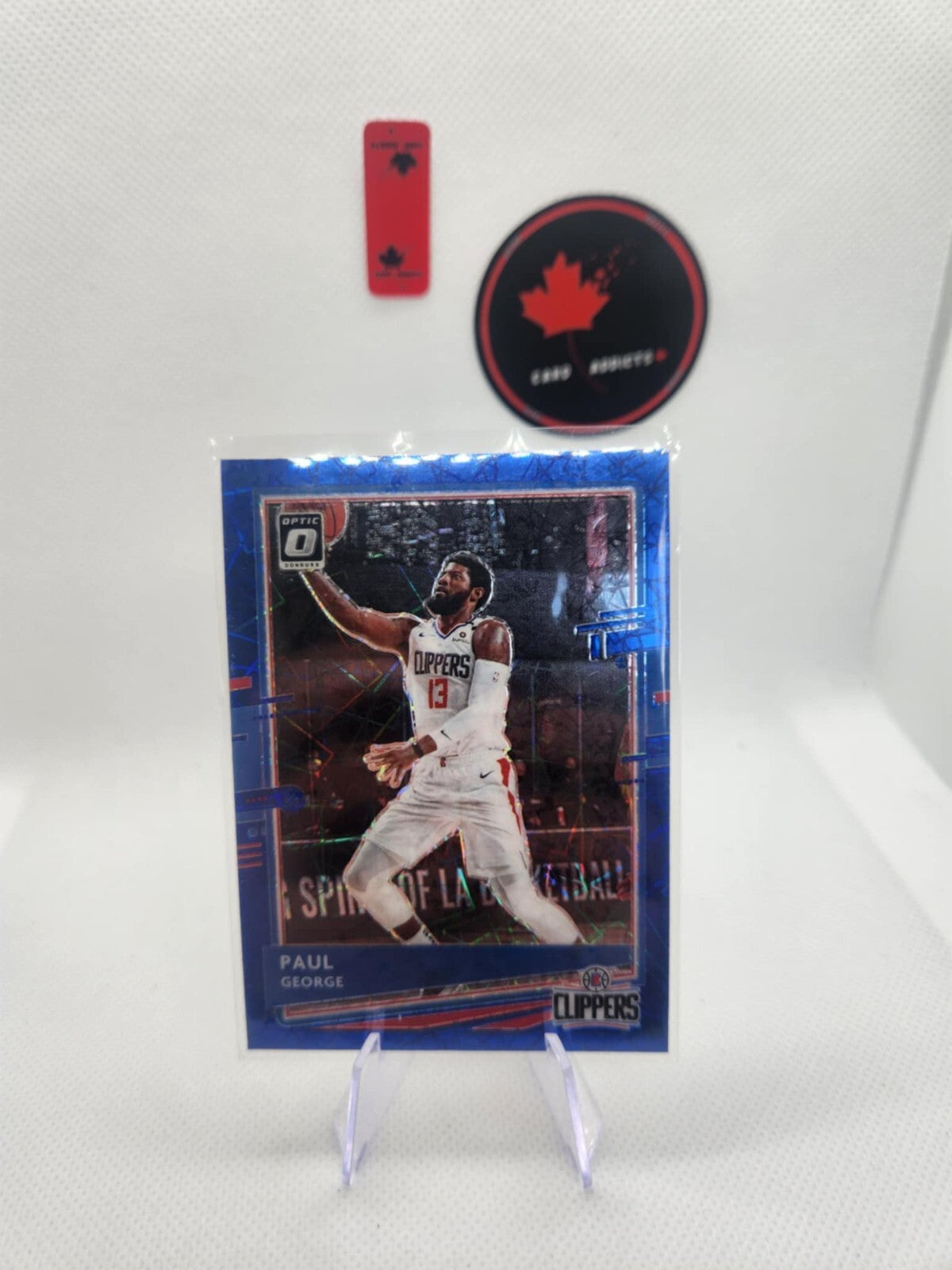2020-21 Donruss Optic Blue Velocity #3 Paul George