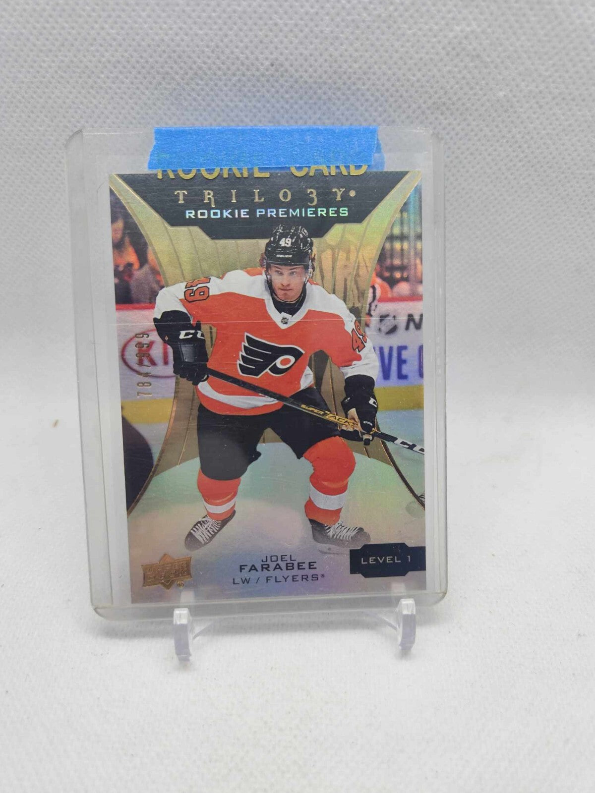 2019-20 Trilogy Rookie Premieres Level 1 #72 Joel Farabee /999