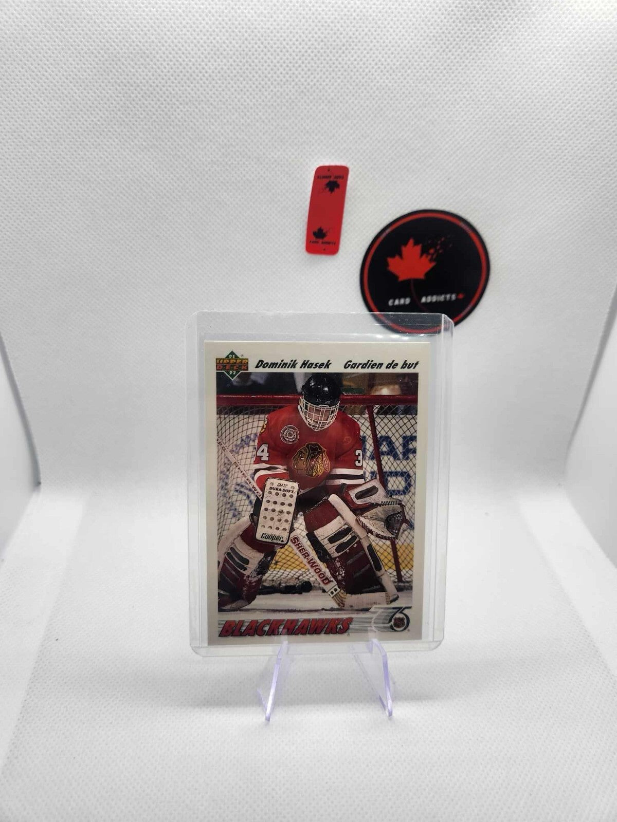 1991-1992 Upper Deck Dominik Hasek Chicago Blackhawks 335 ROOKIE Good Shape