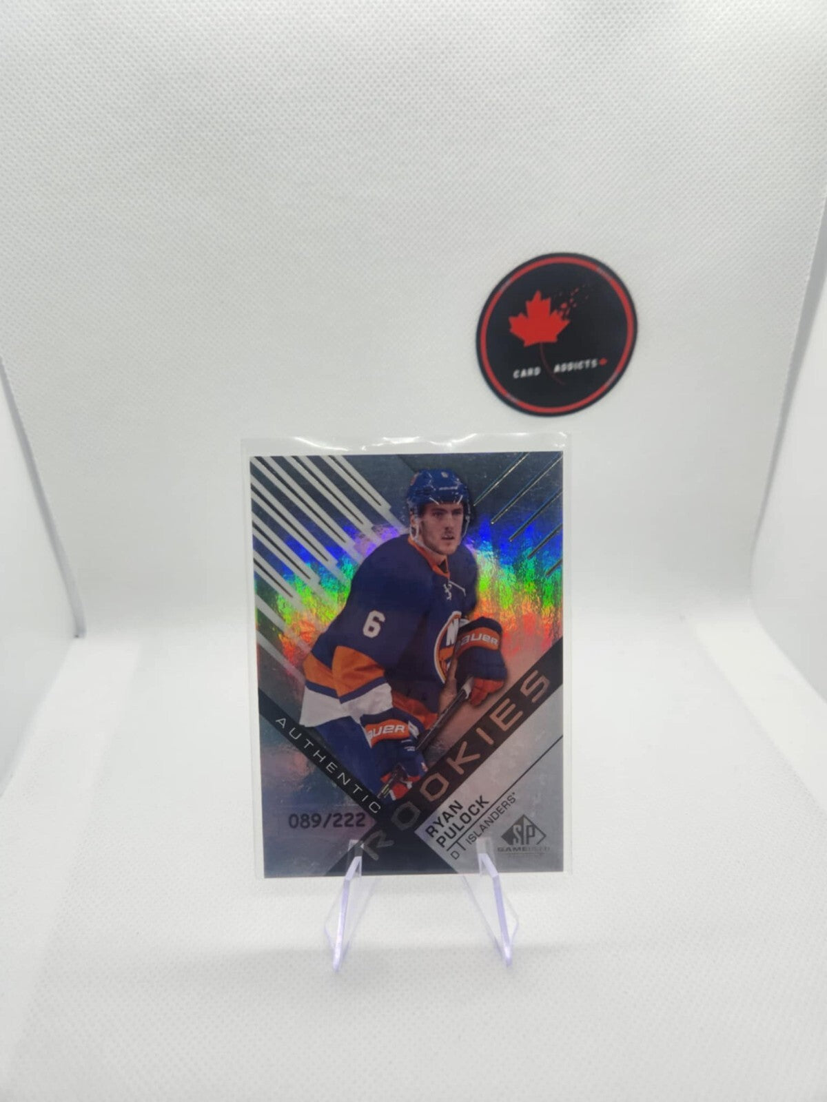 #178 Ryan Pulock /222 2016-17 SP Game Used Rainbow Player Age
