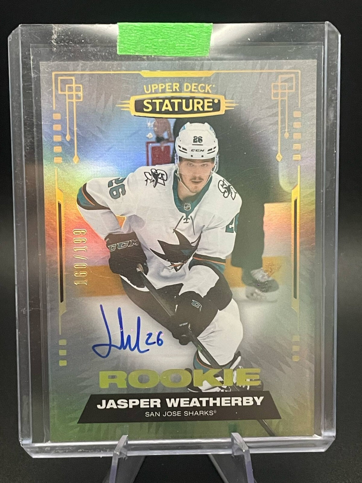 Jasper Weatherby - 2021-22 Stature Rookie Auto /199