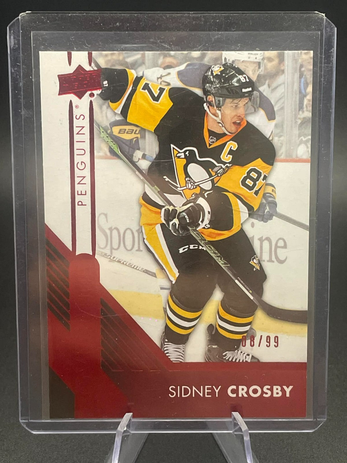 2016-17 Upper Deck Overtime Red #39 Sidney Crosby /99