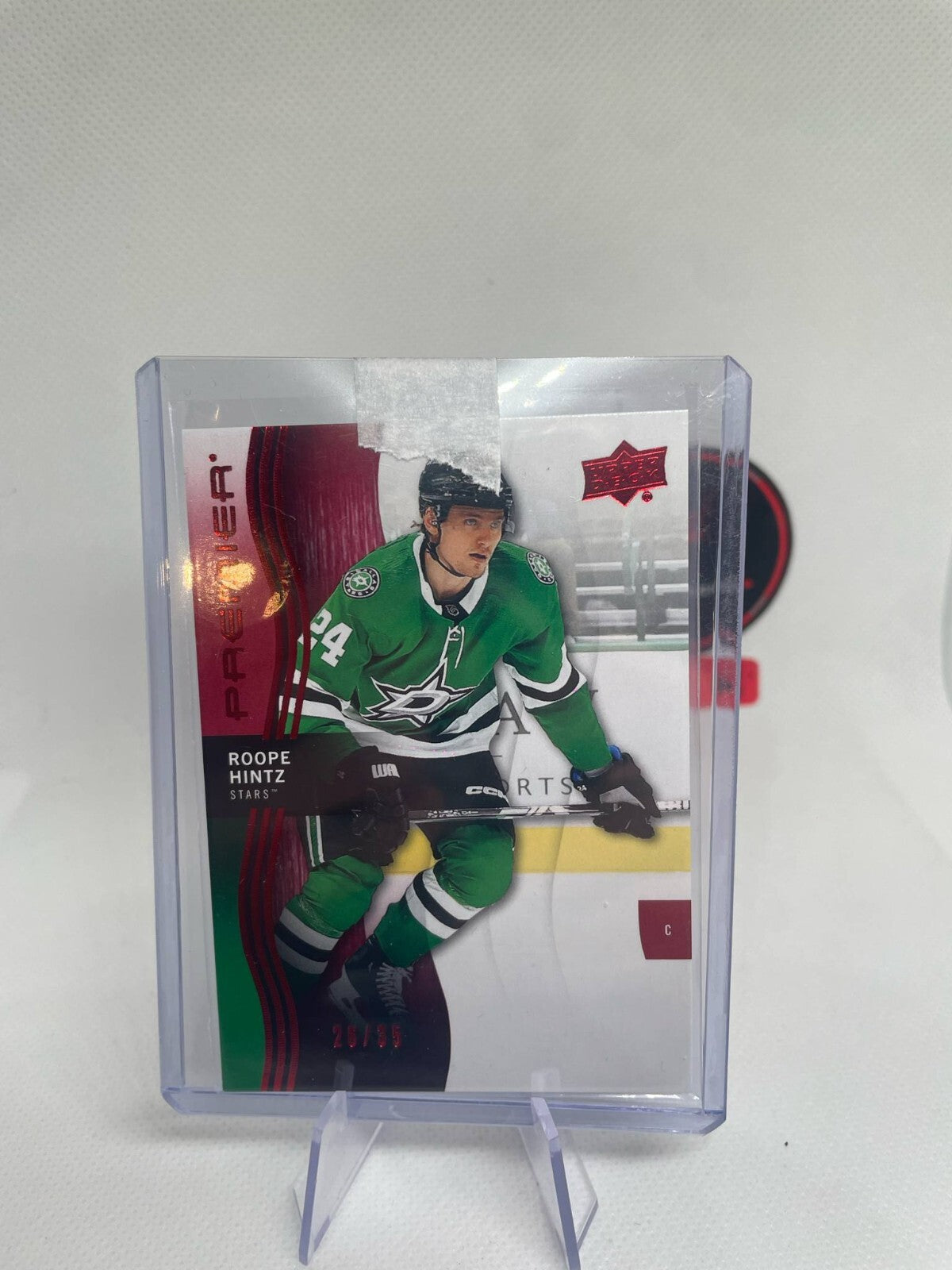 2023 UPPER DECK PREMIER #22 ROOPE HINTZ RED #/35