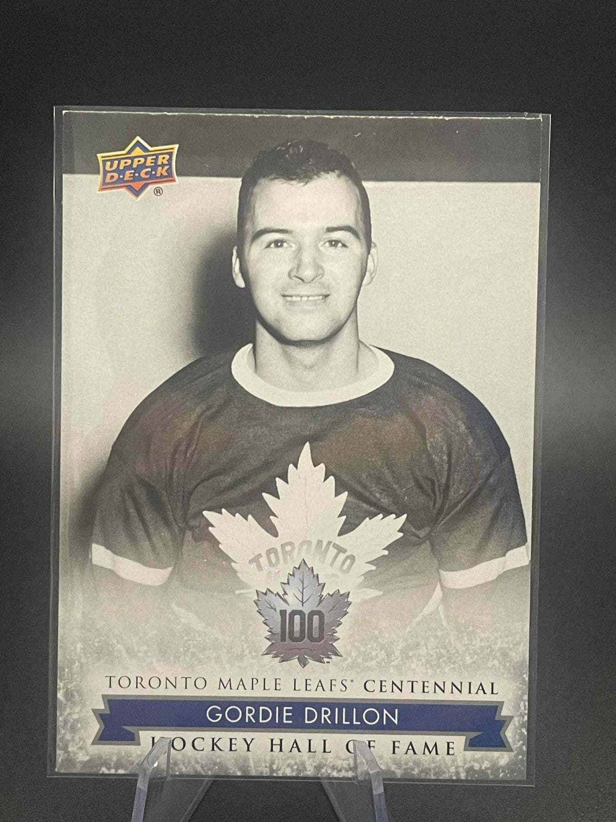 2017 Toronto Maple Leafs Centennial # 158 Gordie Drillon Hockey Hall of Fame SP