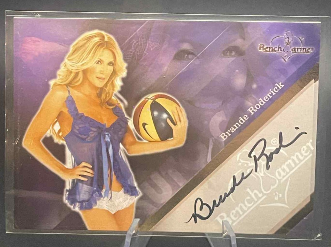 2013 Bench Warmer Soccer Gold Foil Brande Roderick Auto Autograph