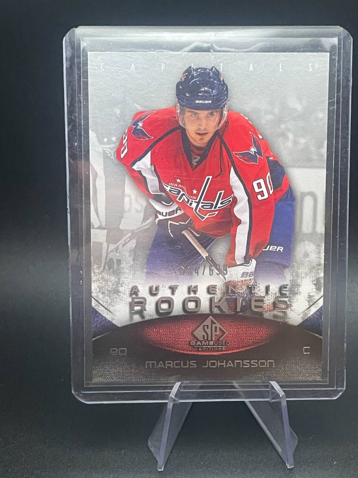 2010-11 UD Marcus Johansson Authentic Rookies /699