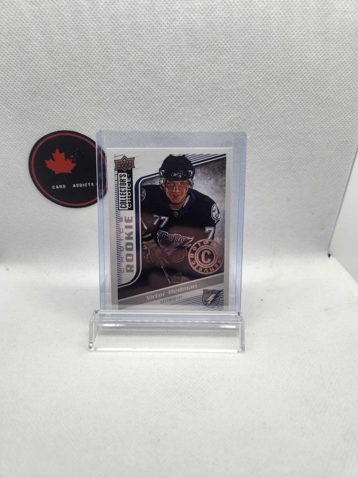 2009-10 Collector's Choice 292 Victor Hedman Rookie RC Tampa Bay Lightning