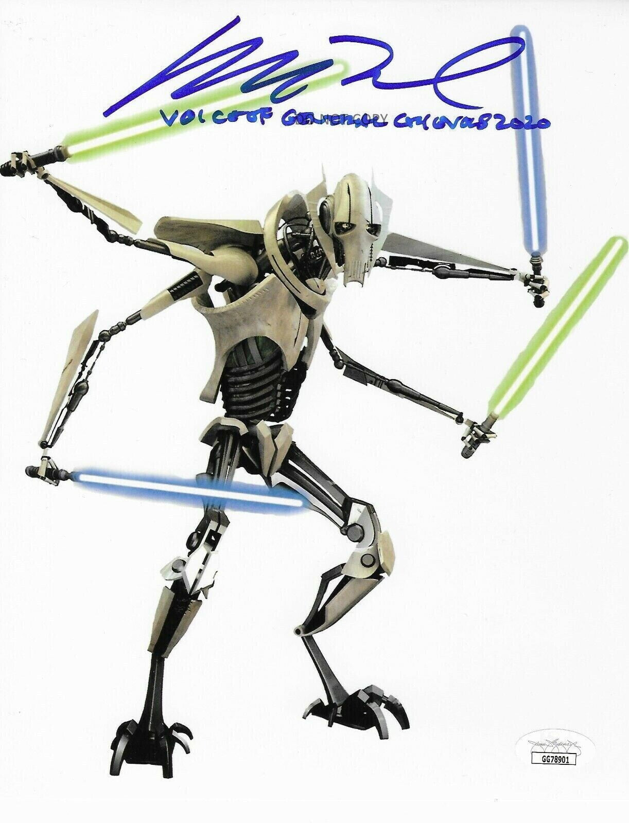 Matthew Wood Autograph Signed Star Wars Grievous 8x10 auto Photo REPRINT